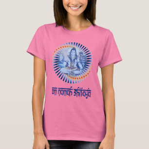 Om Namah Shivaya (dark lettering) T-Shirt