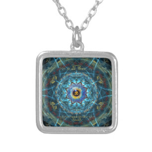 "Om Namah Shivaya"- The True Identity- Yourself Silver Plated Necklace