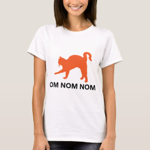 om nom nom cat tshirt