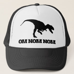 Om Nom Nom Dino Trucker Hat