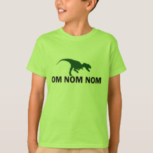 Om Nom Nom Dinosaur Rawr is Hungry T-Shirt