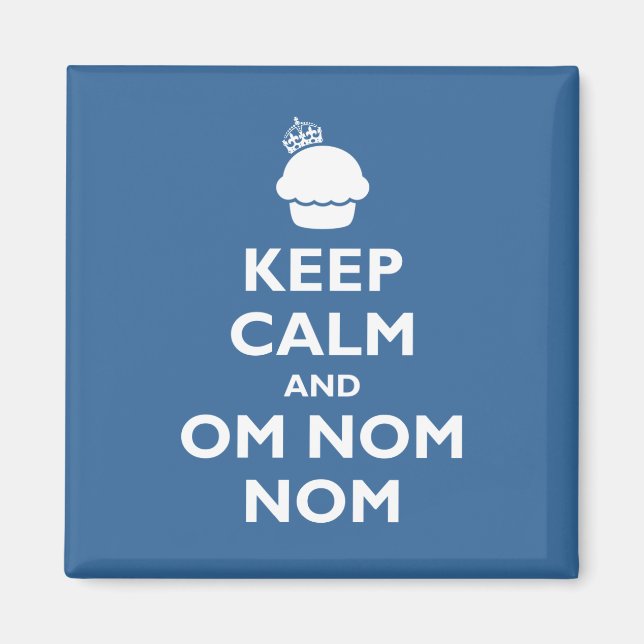 Om Nom Nom Magnet (Front)