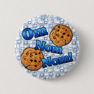 Om Nom Nom, Meme Love Cookies 6 Cm Round Badge