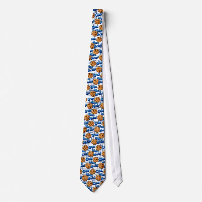 Om Nom Nom, Meme Love Cookies Tie (Front)