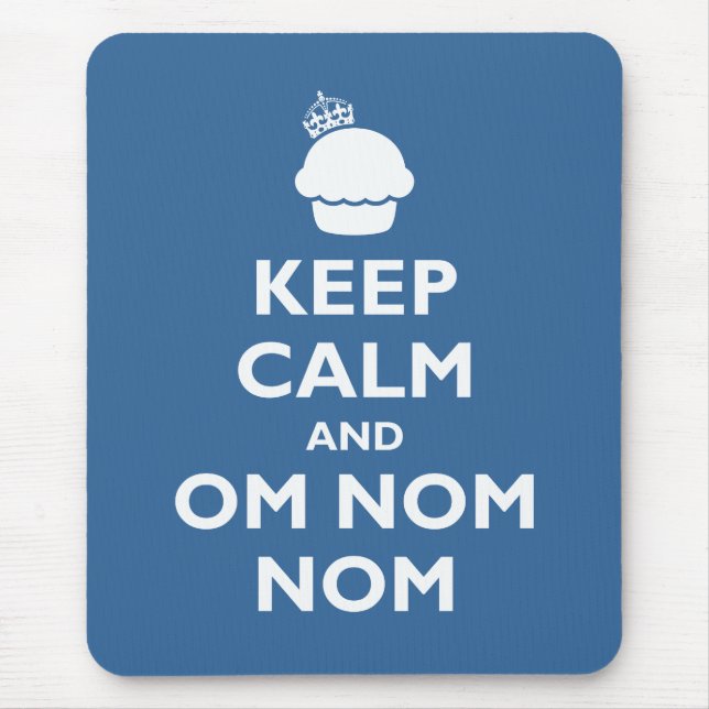 Om Nom Nom Mouse Mat (Front)