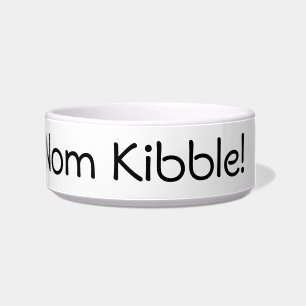 Om Nom Nom Nom Kibble Bowl