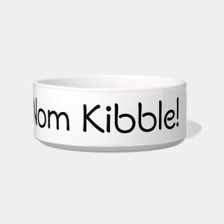 Om Nom Nom Nom Kibble Bowl
