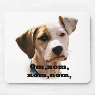 Om, nom, nom, nom, mouse mat