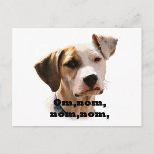 Om, nom, nom, nom, postcard