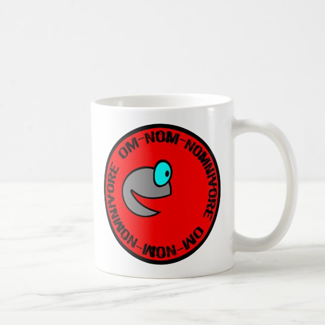 Om-Nom-Nomnivore Coffee Mug (Right)