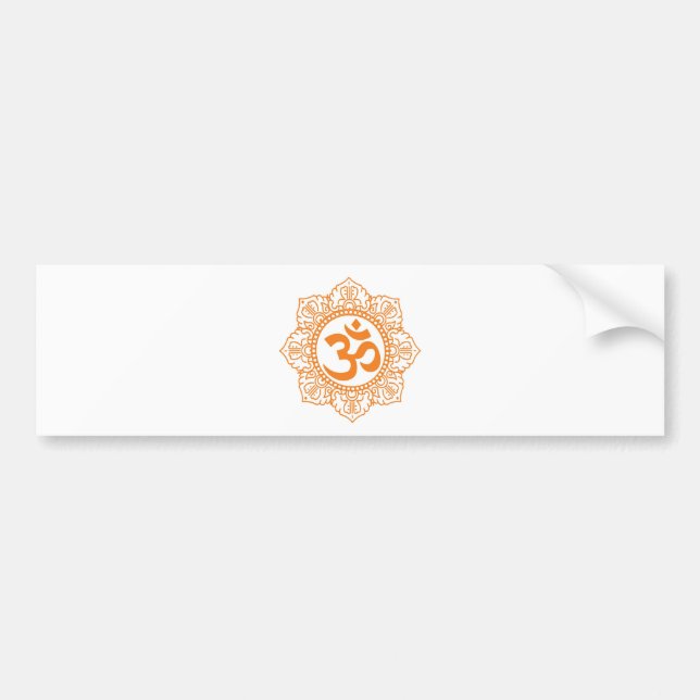 Om - Ohm - Aum Symbol Bumper Sticker (Front)
