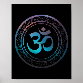 Om Ohm Aum Symbol Spiritual Yoga Gift _2  Poster