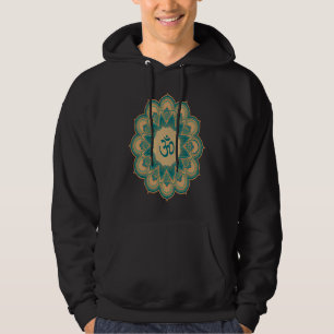 Om Ohm Aum Symbol Spiritual Yoga Yoga Hoodie
