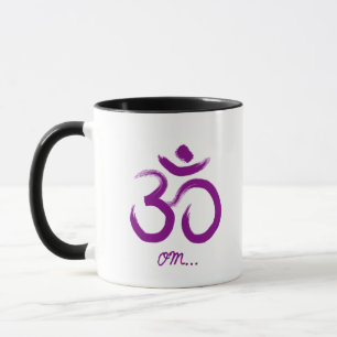 Om (Ohm) Spiritual Cups and Mugs