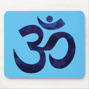 Om Ohm Symbol Sign Yoga Meditation Zen Mouse Mat