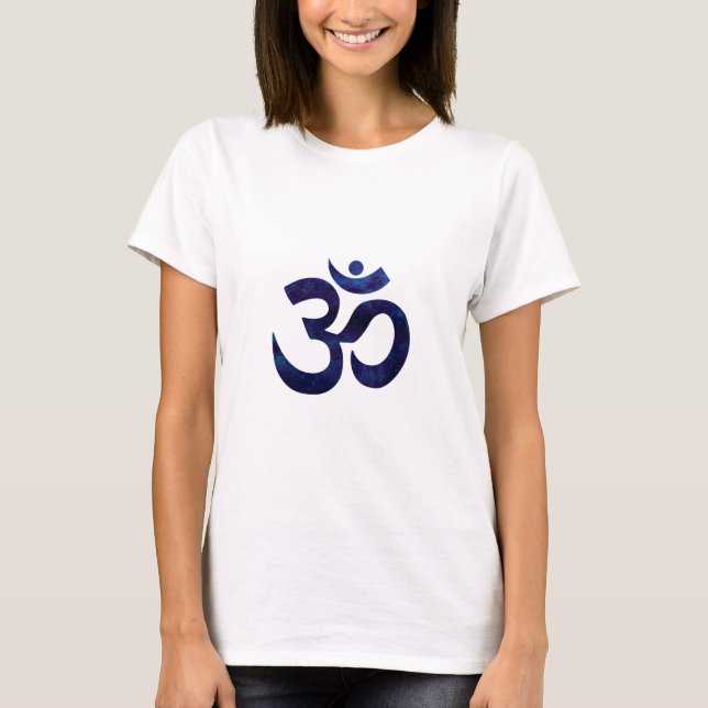 Om Ohm Symbol Sign Yoga Meditation Zen T-Shirt (Front)