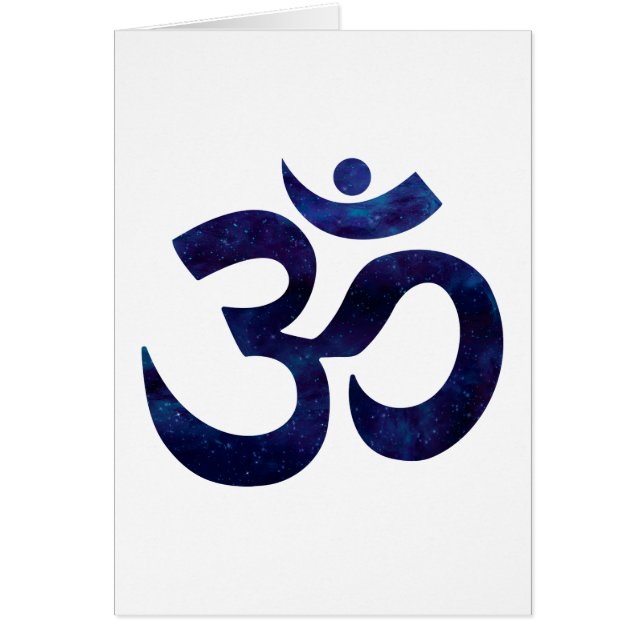 Om Ohm Symbol Sign Yoga Meditation Zen Thank You (Front)