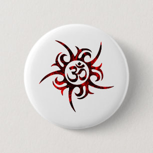 Om, Om Hindu, Om Symbol, Om Logo, Aum 6 Cm Round Badge