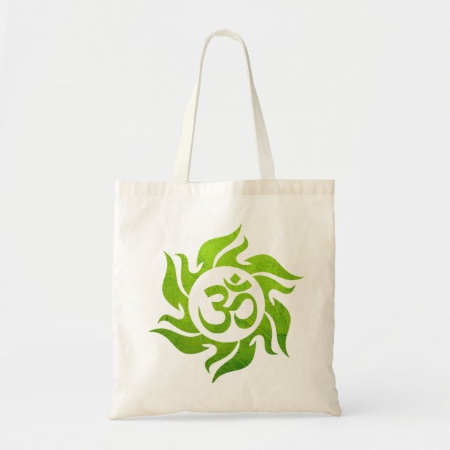 Om, Om Hindu, Om Symbol, Om Logo, Aum Tote Bag (Front)