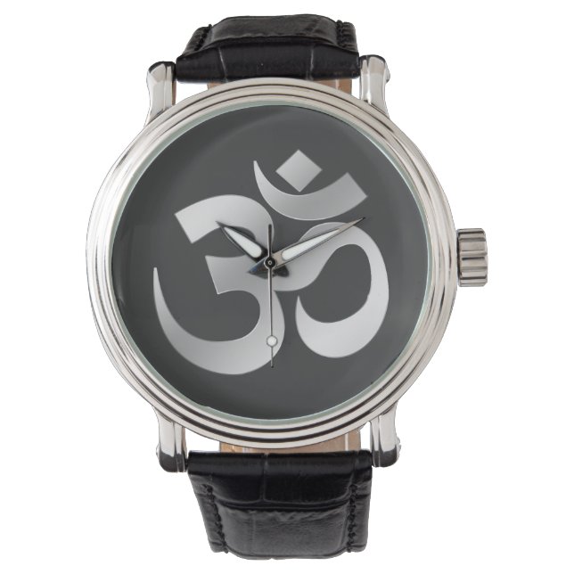 Om Omkara Symbol Watch (Front)