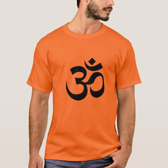 Om printed t shirt (Front)