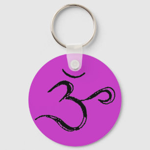 OM Purple Keychain