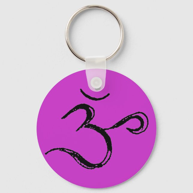 OM Purple Keychain (Front)