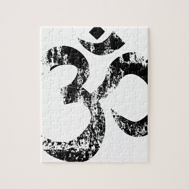 Om Rubber SDtamp Jigsaw Puzzle (Vertical)
