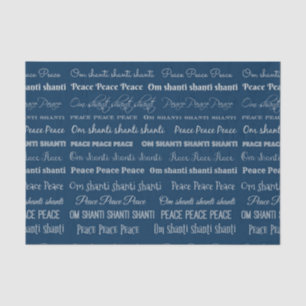 Om Shanti, Peace Tissue Paper