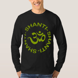 Om Shanti Shanti Shanti Men's Dark T-Shirt