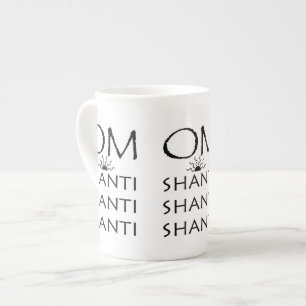 OM-Shanti/Yoga Bone China Mug