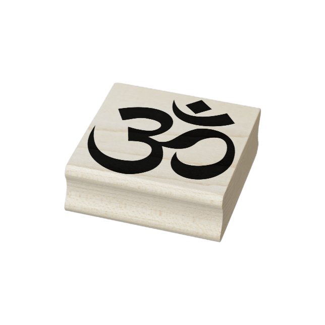 Om Spiritual Symbol Rubber Stamp (Stamp)