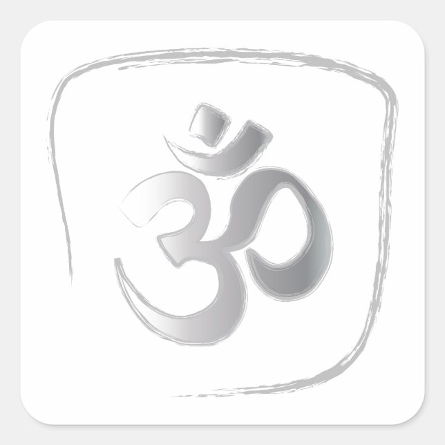 OM SQUARE STICKER (Front)