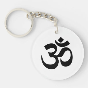 Om Symbol Acrylic Keychain