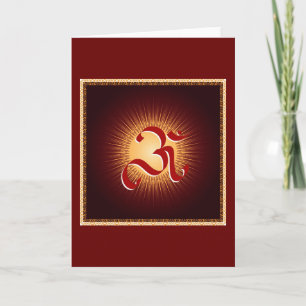 OM symbol Card