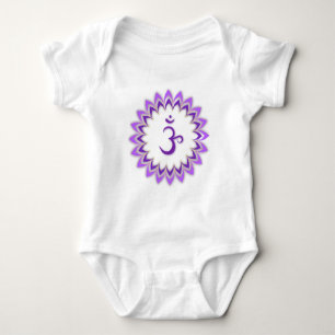 Om Symbol / Crown Chakra Baby Bodysuit