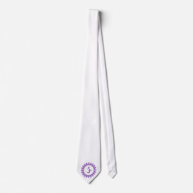 Om Symbol / Crown Chakra Tie (Front)