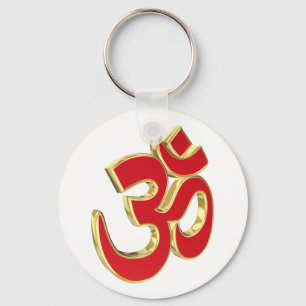 Om symbol key ring