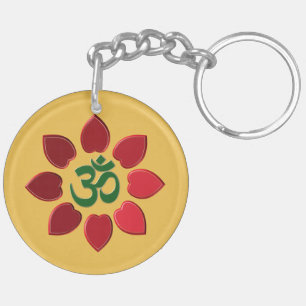 Om symbol key ring