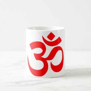 Om Symbol Mystical Sound in Hindu and Buddhism Coffee Mug