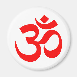 Om Symbol Mystical Sound in Hindu and Buddhism Magnet