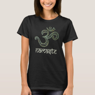 Om Symbol Namaste Yoga Meditation Spiritual Vinta T-Shirt
