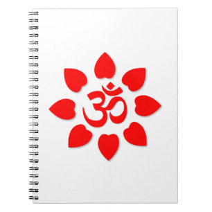 Om symbol notebook