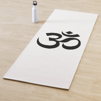 Om Symbol Ohm Yoga Spiritual Buddhism Mat