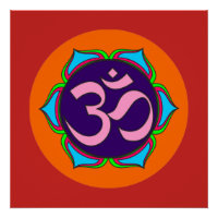 om symbol sacred Buddhism religion zen yoga flower