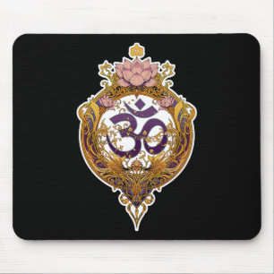 Om Symbol Spiritual Zen Peace Yoga Meditation  Mouse Mat