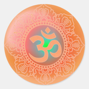 OM symbol sticker