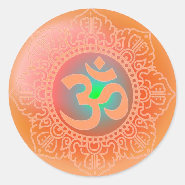 OM symbol sticker (Front)