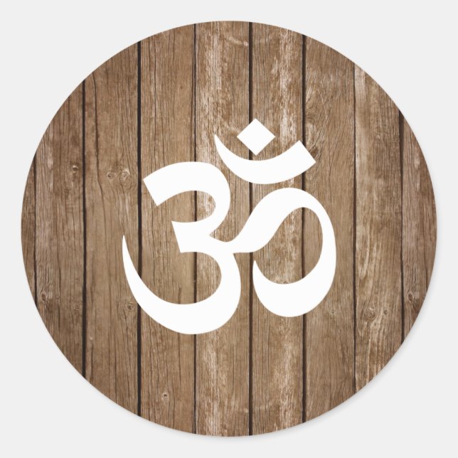 Om Symbol Sticker (Front)