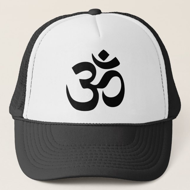 Om Symbol Trucker Hat (Front)
